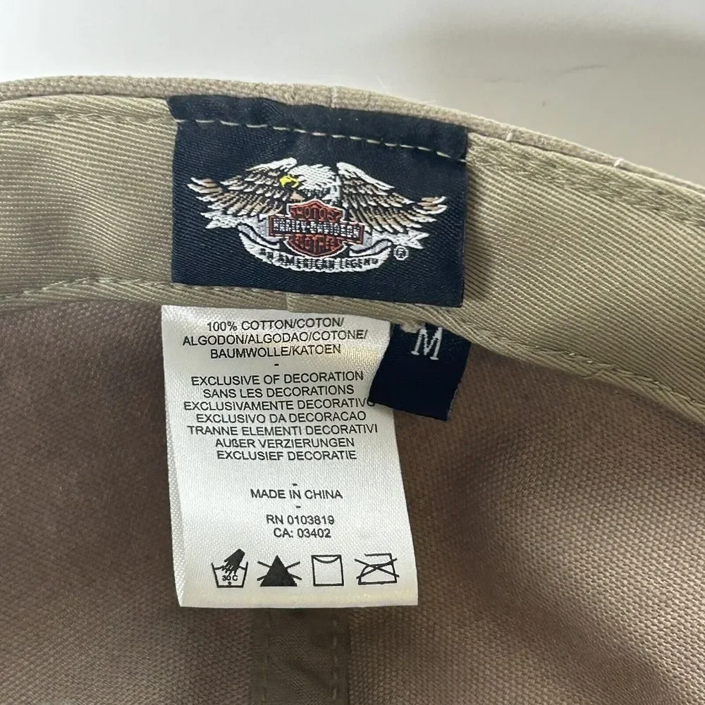 HARLEY DAVIDSON BASEBALL CAP/HAT-HD SIZE MEDIUM FITS 7 3/8